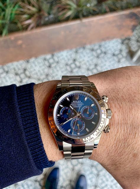 white gold blue face daytona.